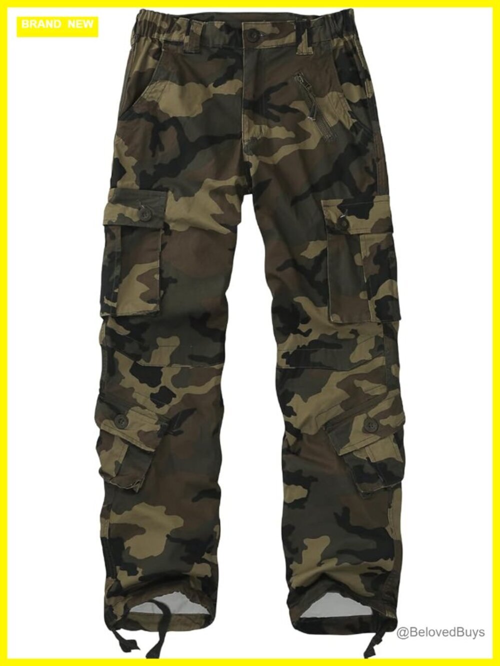 Cargo Pants Quick Dry Casual Military Combat Work Pants with Pockets